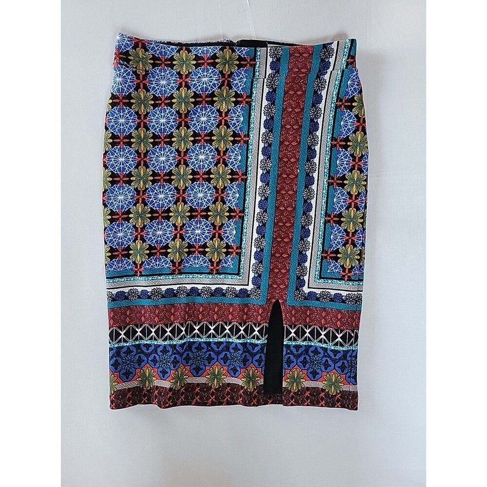 Maeve by Anthropologie Women's Tearoom Boho Pattern Skirt  Size M